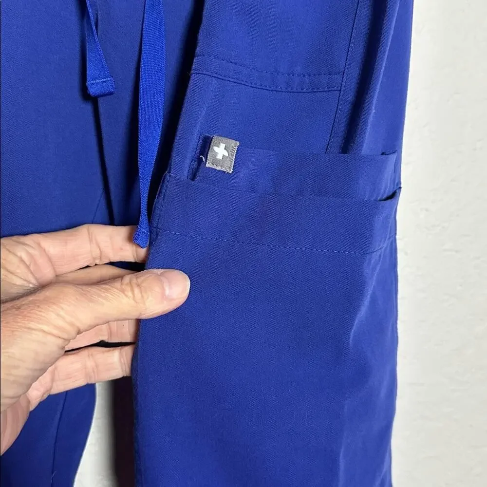 Figs Men's Cairo Cargo Scrub Pants Technical Collection TM3001 Blue Medium